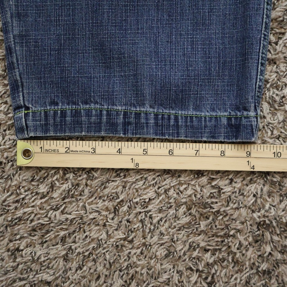 Vintage Y2K Pelle Pelle Baggy Denim‎ Blue Jeans Size 38x34 Waist 36" Inseam 33" - Picture 16 of 16